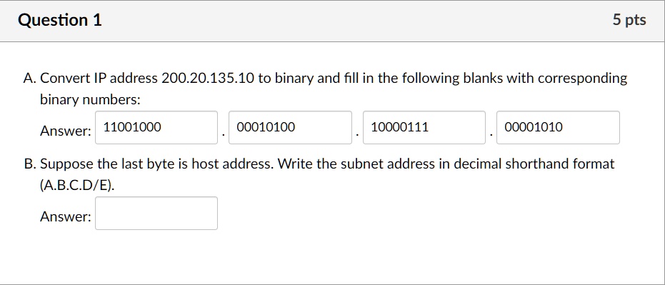 SOLVED: How To Find The Subnet Address And Could You Help Me To Check ...