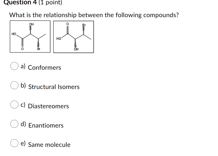 SOLVED Question 4 (1 point) What is the relationship between the