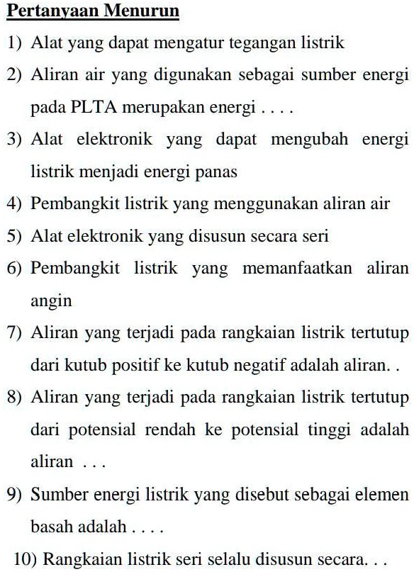 SOLVED: Tolong Jawab Plsss Ngasal Report Pertanyaan Menurun 1) Alat ...