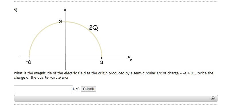 SOLVED: 2Q What is the magnitude of the electric field at the origin ...