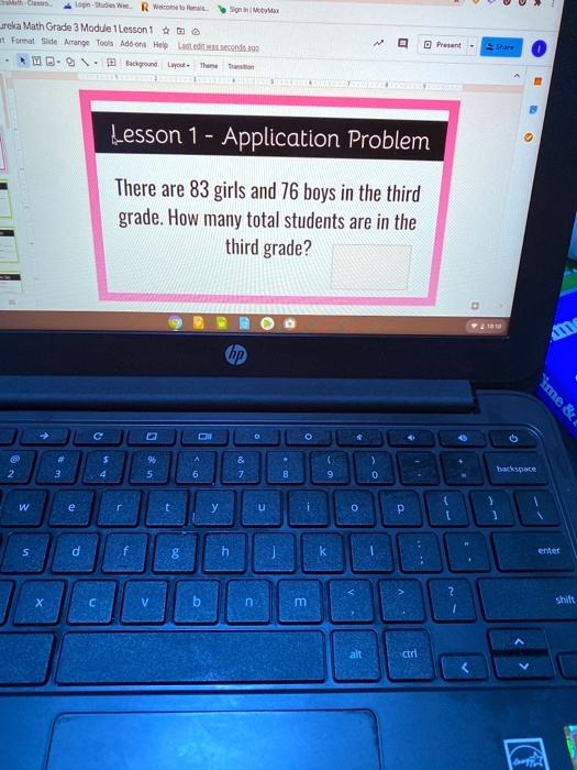 SOLVED: urcka Math Grade 3 Modue ILasson ! futal Raen Lac elceob;o ...
