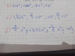 SOLVED: B) 20 Z^3 ;-80 Z^3 ; 18 Z^3 ; 12 Z^3 C) 1,7 A B^2 ; (4)/(3) A B ...