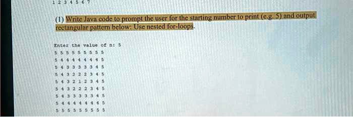 SOLVED: Write Java code to prompt the user for the starting number to ...