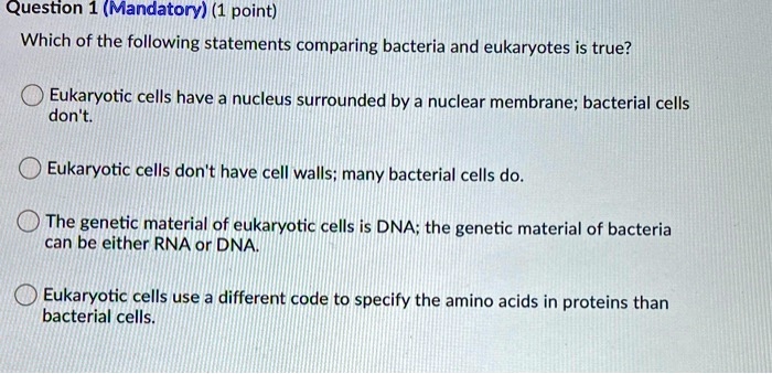 Which Of The Following Statements About Cells Is Correct