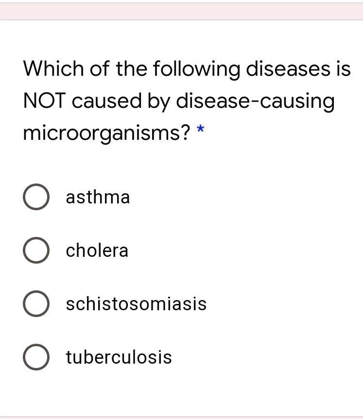 SOLVED Please answer, I need it now.' Which of the following diseases