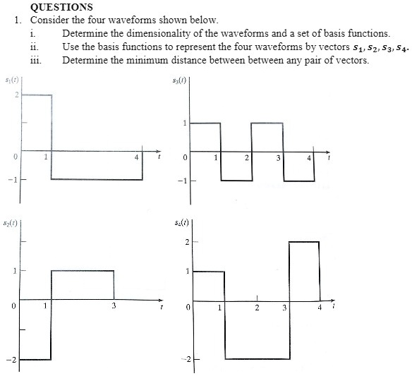 SOLVED: Can you explain how to solve this? QUESTIONS: Consider the four ...