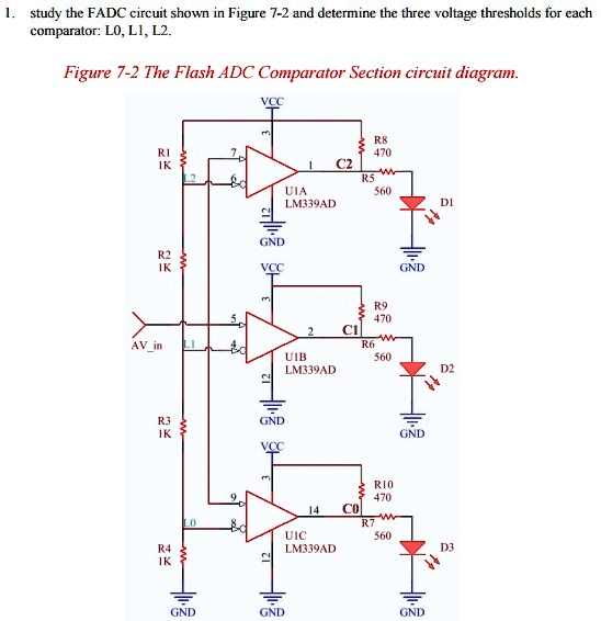 SOLVED study the FADC circuit shown in Figure 72 and determine the
