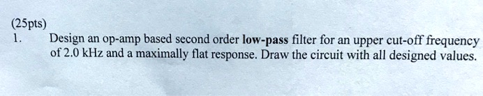 pass filter for an ... Circuit Diagram