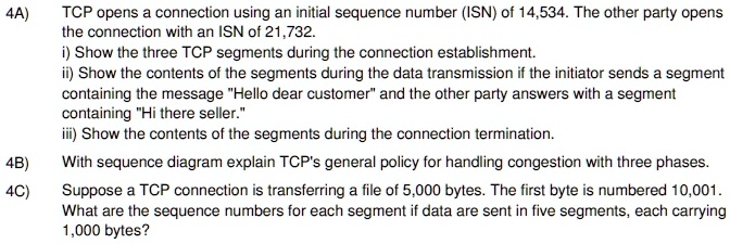 4a tcp opens a connection using an initial sequence number isn of 14534 ...