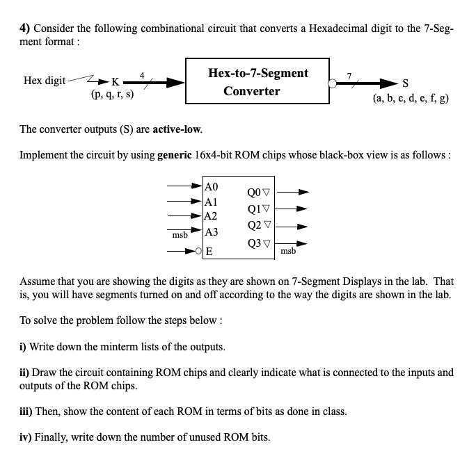 SOLVED: Hi!! I need help with this digital logic question, please. 4 ...