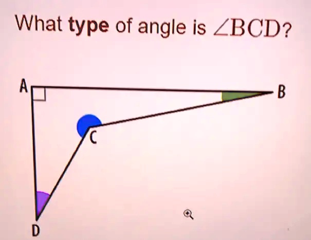 What type of angle is ∠BCD?