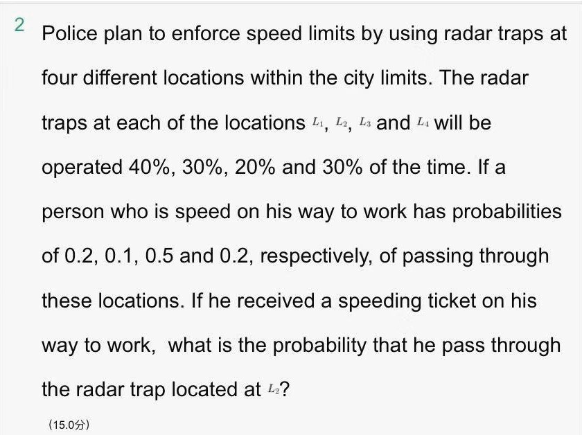 SOLVED 2 Police plan to enforce speed limits by using radar traps at