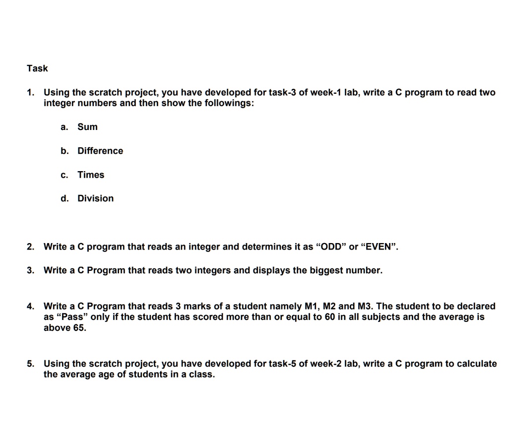 SOLVED: Using the scratch project, you have developed for task-3 of ...