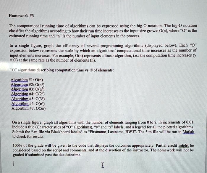 SOLVED: Please help! MATLAB!! Homework #3 The computational