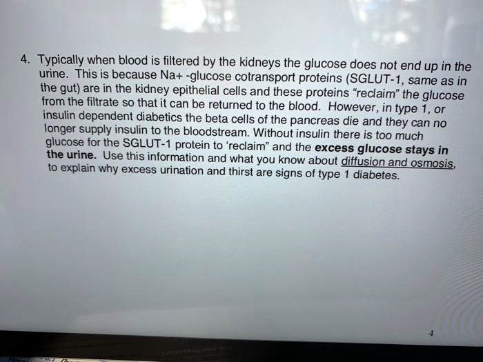 SOLVEDTypicallywhen blood is filtered by the kidneys the glucose does