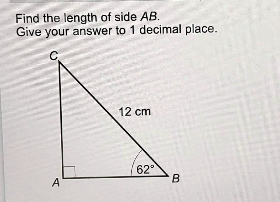 Find the length of side AB. Give your answer to 1 decimal place. CB ...