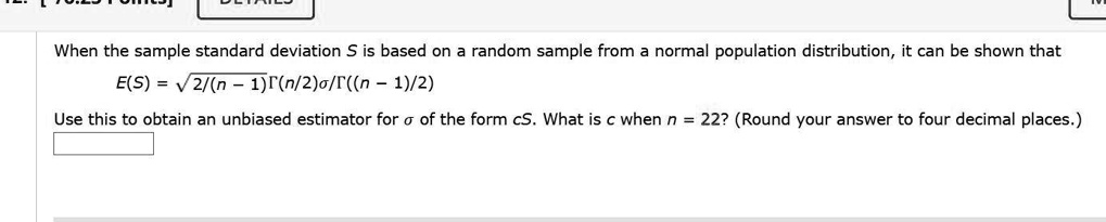 When The Sample Standard Deviation S Is Based On Rando Itprospt