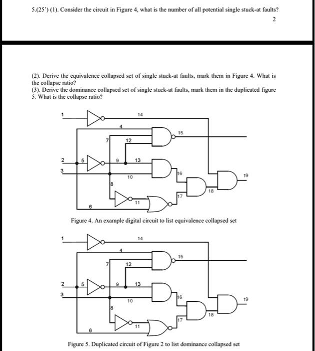 SOLVED: 5. (25') (1). Consider the circuit in Figure 4. What is the ...