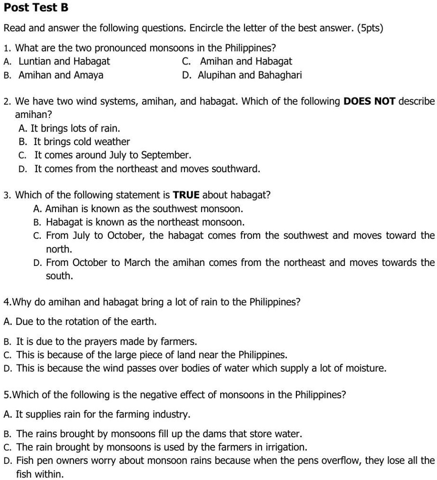 SOLVED pasagot Naman Po Thankyou Post Test B Read And Answer The solved-pasagot-naman-po-thankyou-post-test-b-read-and-answer-the