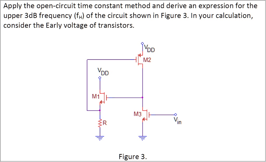 SOLVED Apply the opencircuit time constant method and derive an