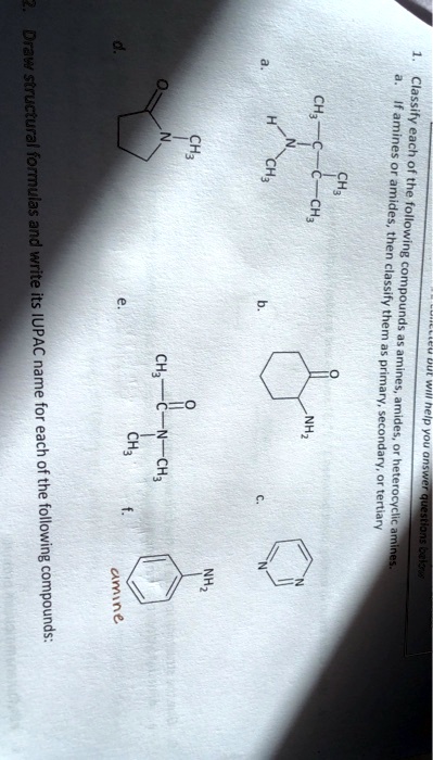 SOLVED: 3 1 1 and 1 IUPAC name CH; for each CH; of the CH; following ...