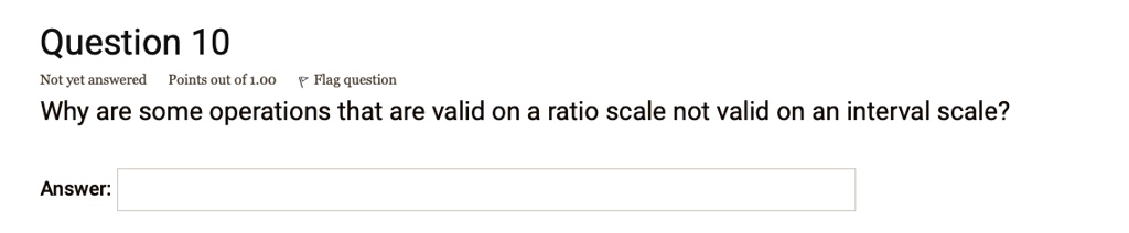 Valid Answer SOLVED: Question 10 Not yet answered Points out of 1.00 Flag