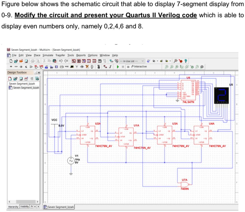 SOLVED: Figure below shows the schematic circuit that is able to ...