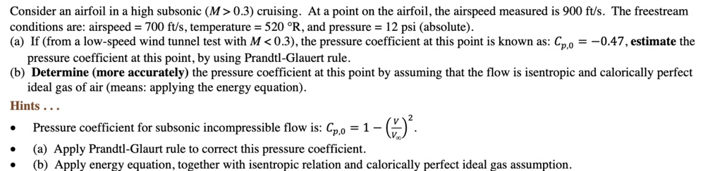 solved-consider-an-airfoil-in-a-high-subsonic-m-0-3-cruising-at-a