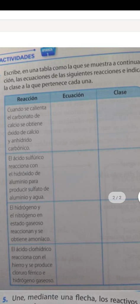 SOLVED: Por Favor Ayudar Con Estos 4 Puntos Ecuación Y Clase De ...