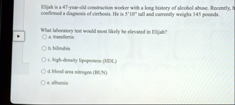 elijah is a 47 year old construction worker with a long history of ...