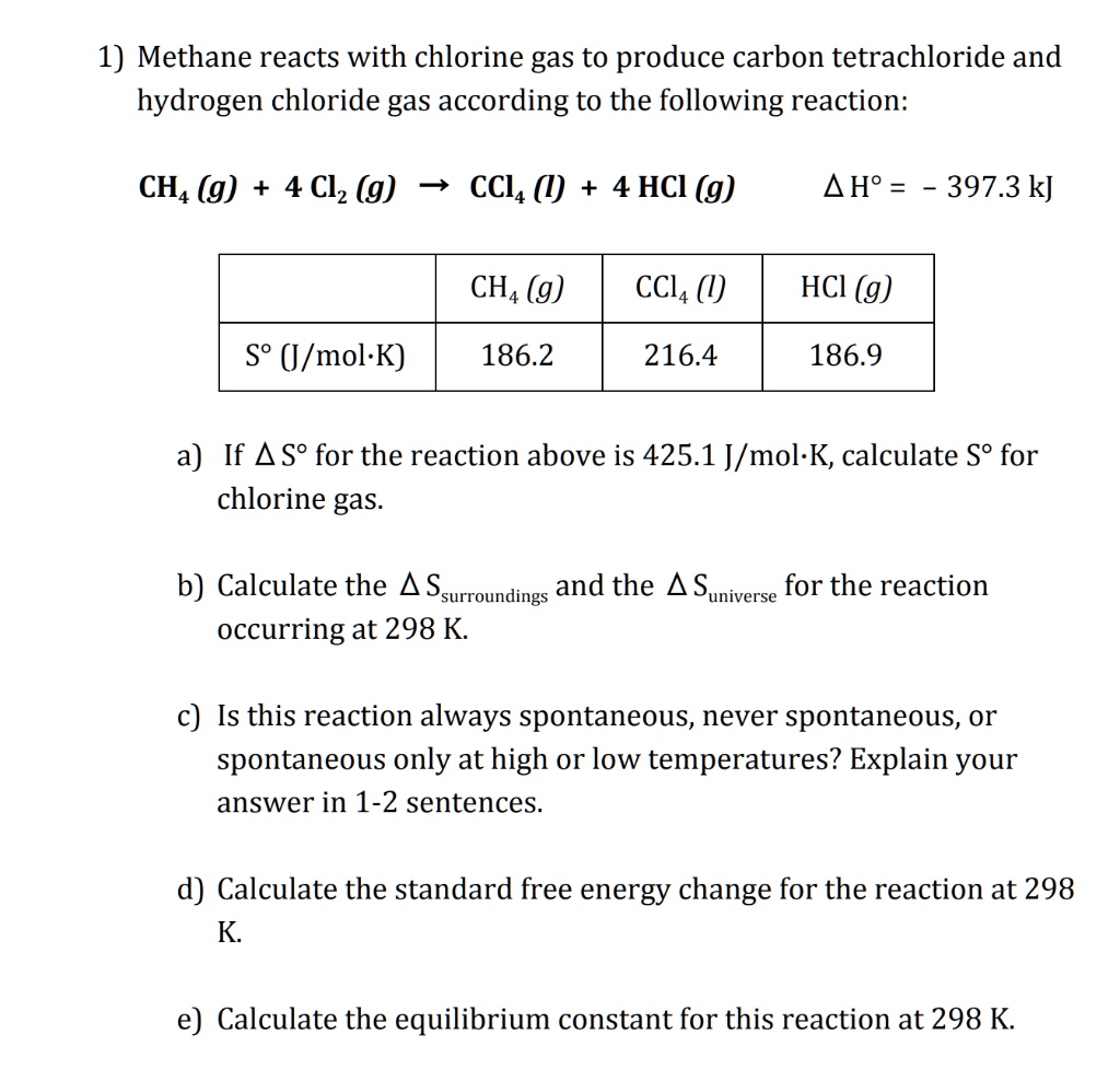 1-methane-reacts-with-chlorine-gas-to-produce-carbon-solvedlib