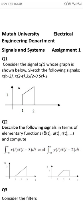 Signals and systems( chapter 1)