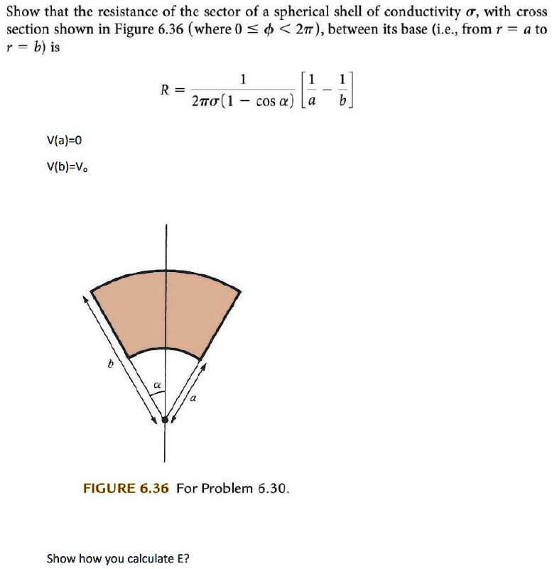 SOLVED Texts How can I calculate E in this problem? Show that the