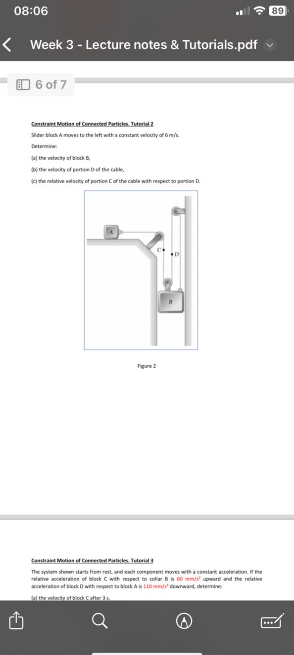 08:06 89 Week 3 - Lecture notes & Tutorials.pdf 6 of 7 Constraint ...