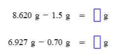 8.620  g-1.5  g=□g
     6.927  g-0.70  g=□g