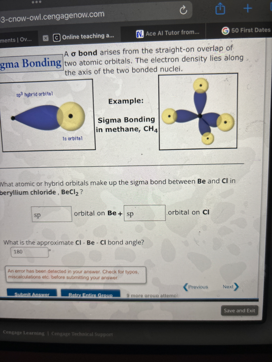 3-cnow-owl.cengagenow.com gma Bonding A σ bond arises from the straight ...