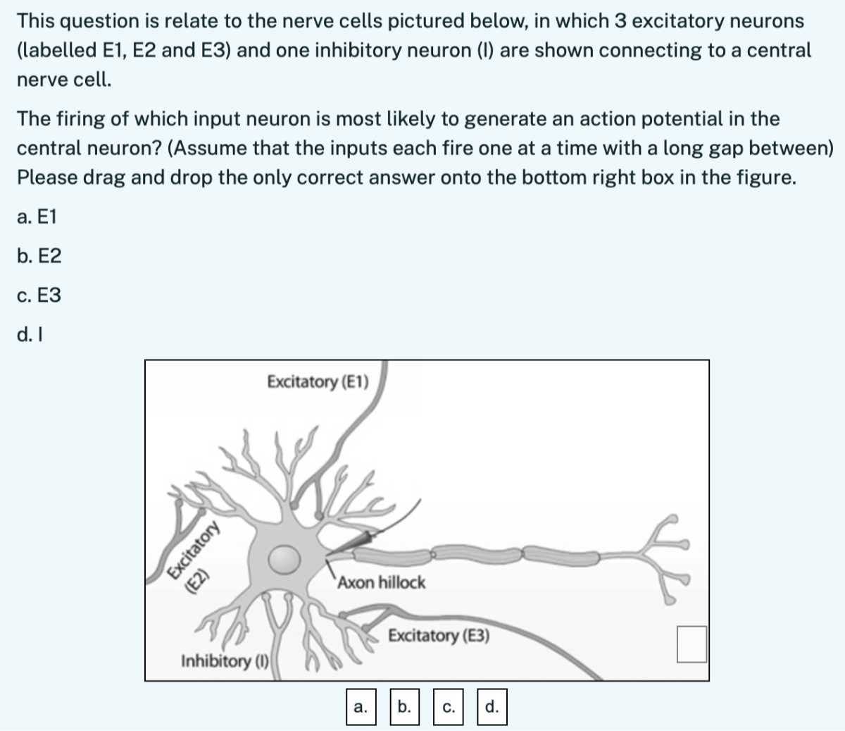 this question is relate to the nerve cells pictured below in which 3 ...