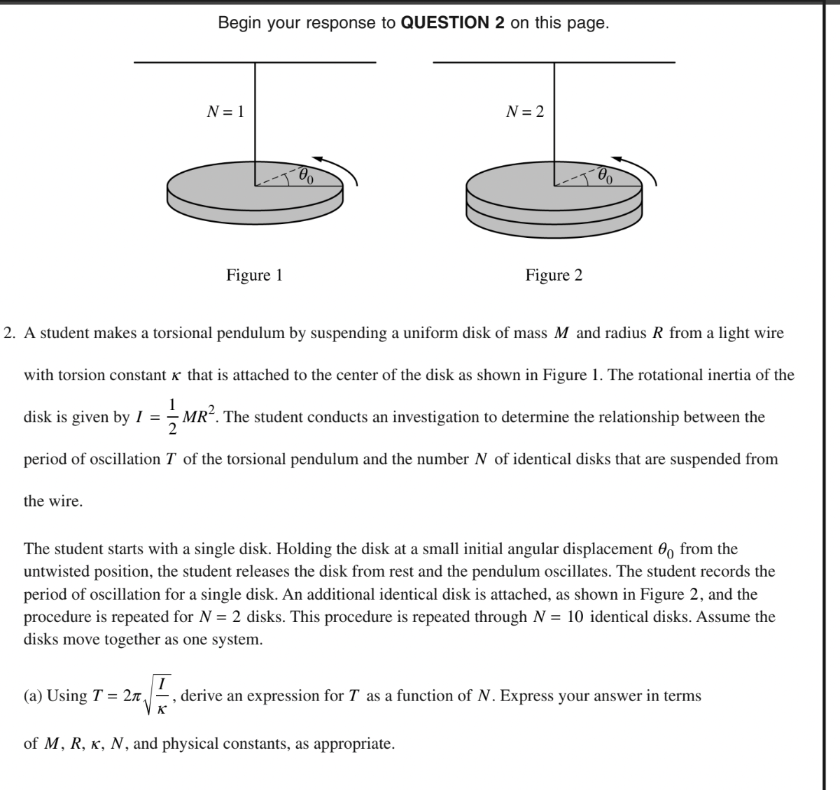 SOLVED: Begin your response to QUESTION 2 on this page. Figure 1 Figure ...