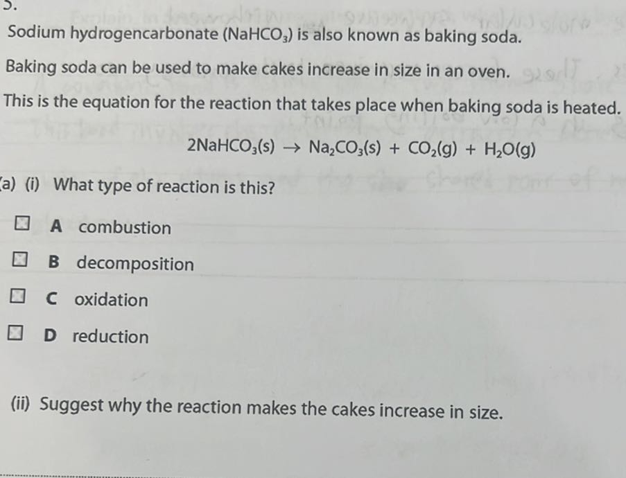Sodium hydrogencarbonate (NaHCO3) is also known as baking soda. Baking ...