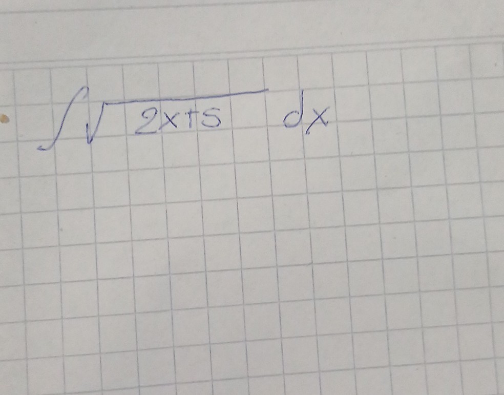 ∫√(2 x+5) d x