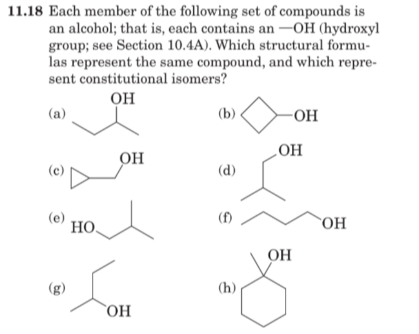 [GET ANSWER] 11.18 Each member of the following set of compounds is an ...