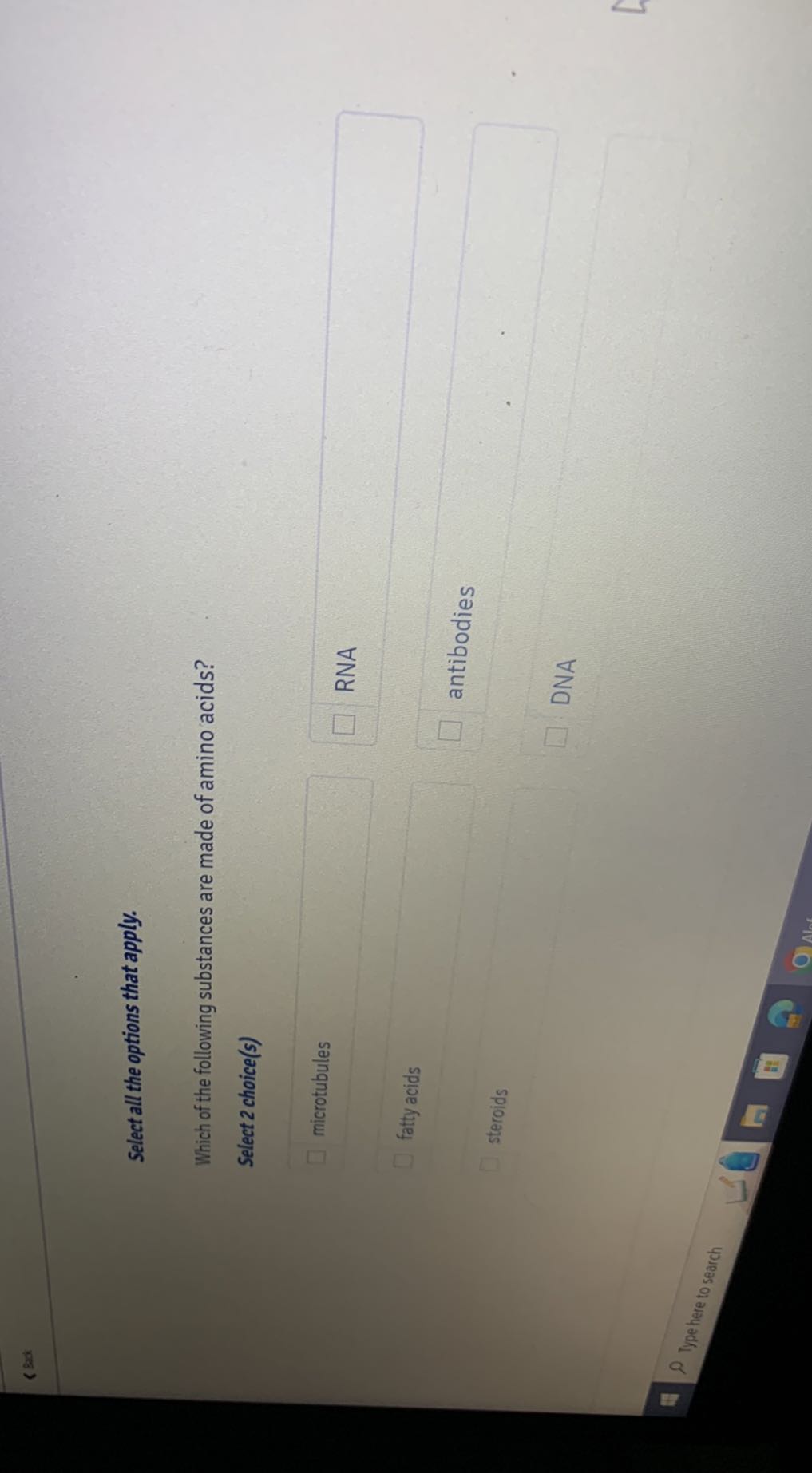 select all the options that apply which of the following substances are ...