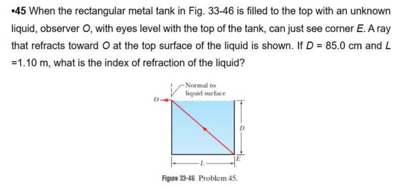 45 when the rectangular metal tank in fig 33 46 is filled to the top ...
