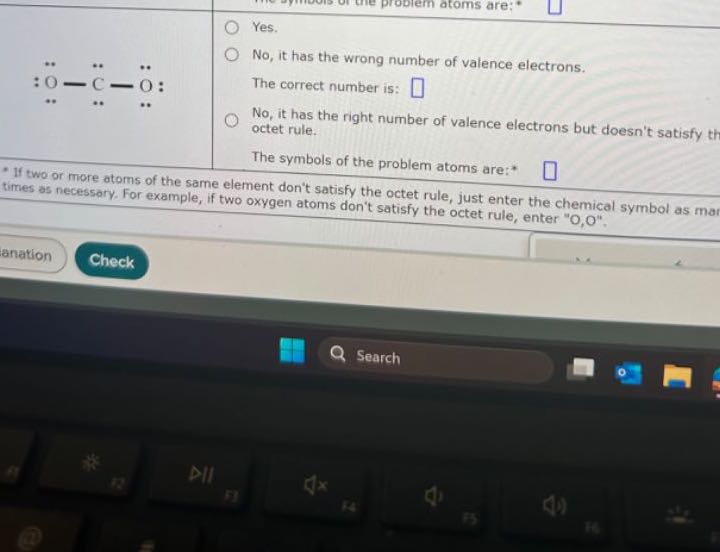 Yes, No, it has the wrong number of valence electrons. The correct ...