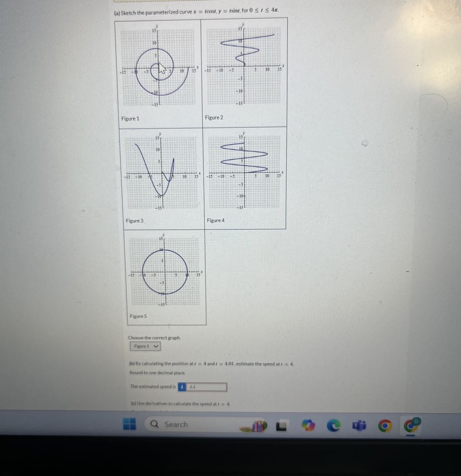 (a) Sketch the parameterized curve x=t cost, y=t sint, for 0 ≤ t ≤ 4 π ...