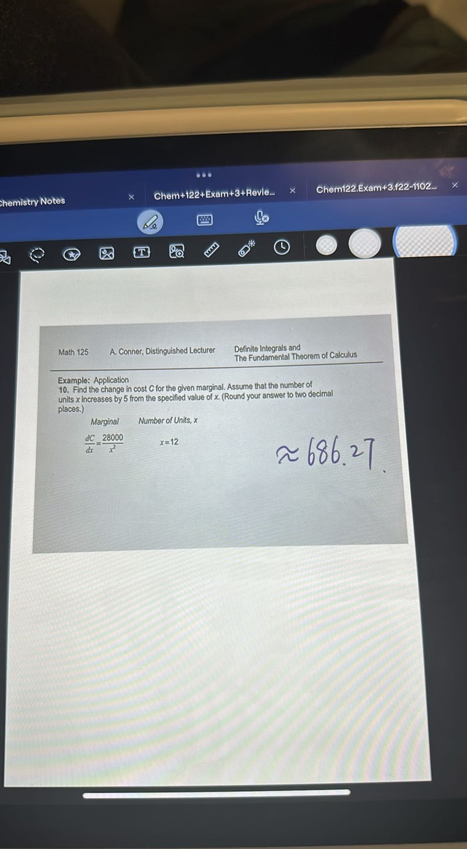 hemistry Notes Chem+122+Exam+3+Revie... Chem122.Exam+3.t22-1102... Math ...
