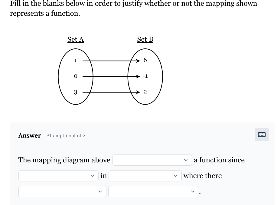 SOLVED: Fill in the blanks below in order to justify whether or not the ...