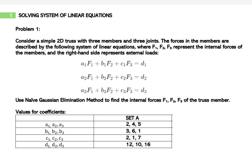 1 solving system of linear equations problem 1 consider a simple 2d ...