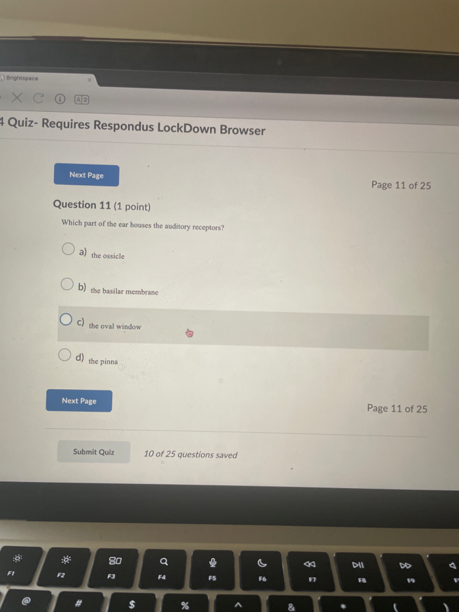 SOLVED Brightspace 4 Quiz Requires Respondus LockDown Browser Next
