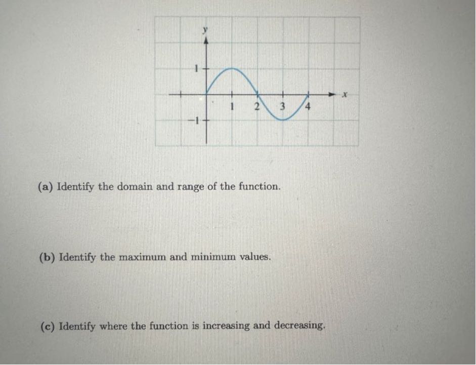 a identify the domain and range of the function b identify the maximum ...